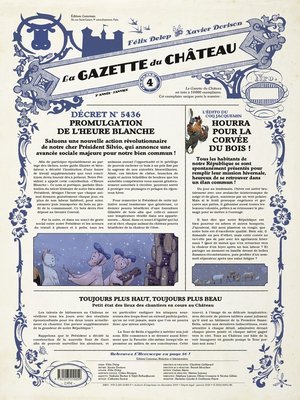 cover image of La Gazette du château (Tome 4)--La Gazette du château